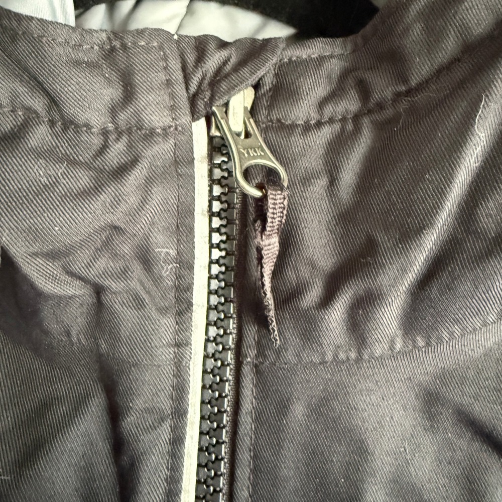 Columbia‎ Kids Grey Black Colorblock Outgrown Insulated Winter Hooded Jacket M - Picture 4 of 9